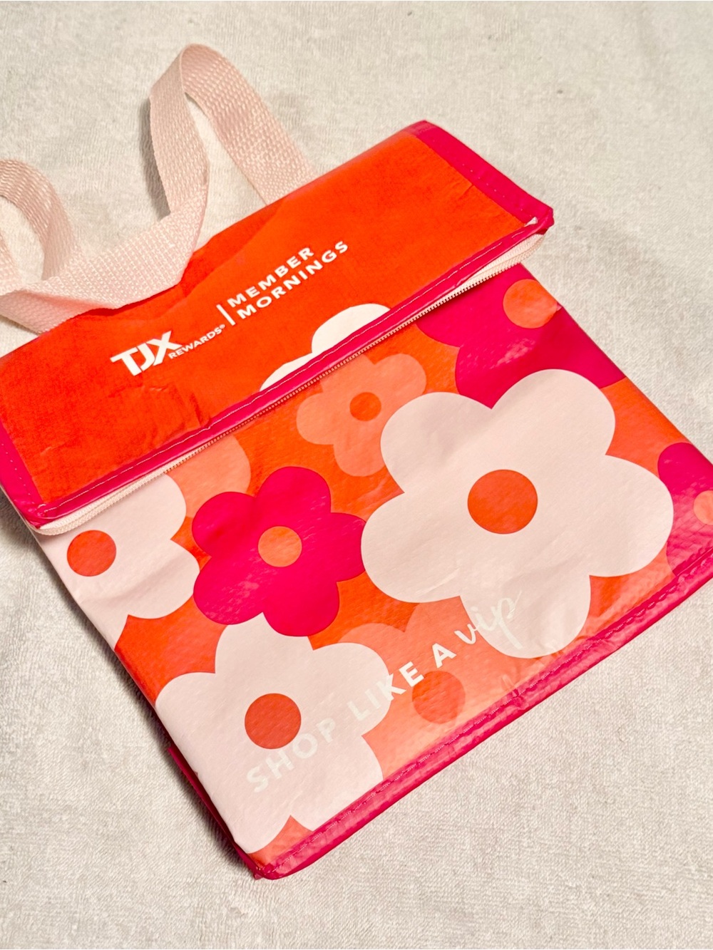 TJX Rewards Member Mornings Insulated Lunch Bag – Floral Print